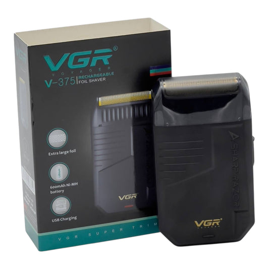 VGR V-375 AFEITADORA ELÉCTRICA 2 EN 1 SHAVER PROFESIONAL RECARGABLE USB