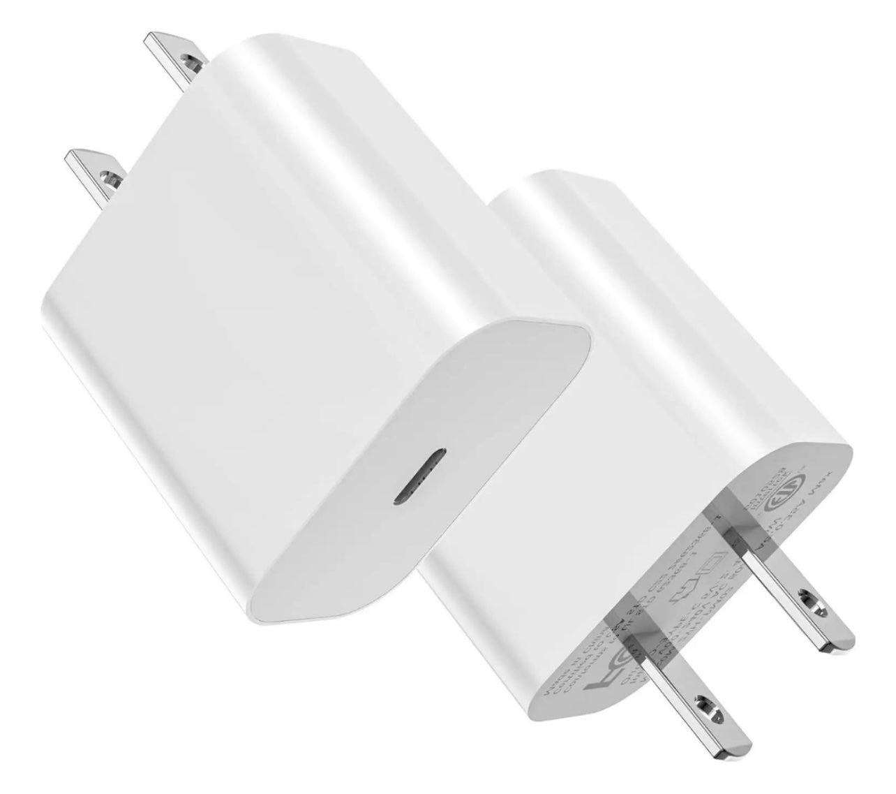 CUBO CARGADOR GENÉRICO TIPO C 25W PARA IPHONE