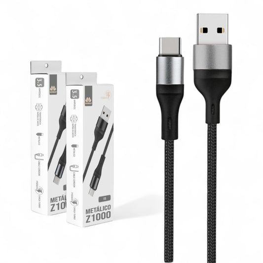 CABLE METÁLICO Z1000 MOVISUN CARGA RÁPIDA 3.5A