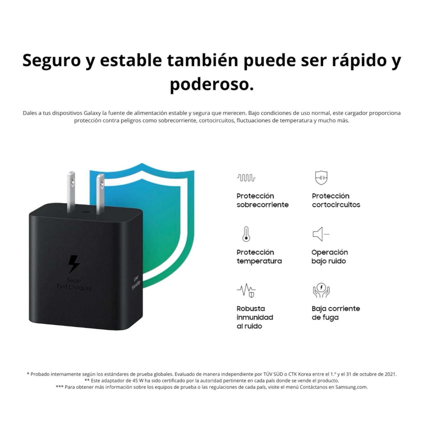 CARGADOR ORIGINAL SAMSUNG 45W