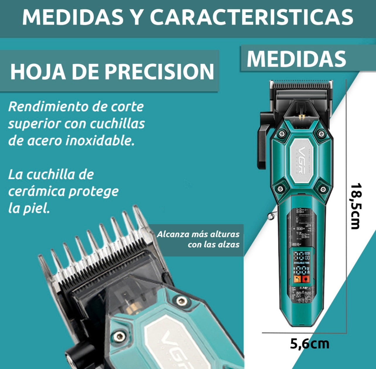 VGR V600 (Máquina Peluquera)